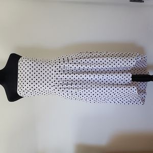 WHBM 8 Polka Dot Dress